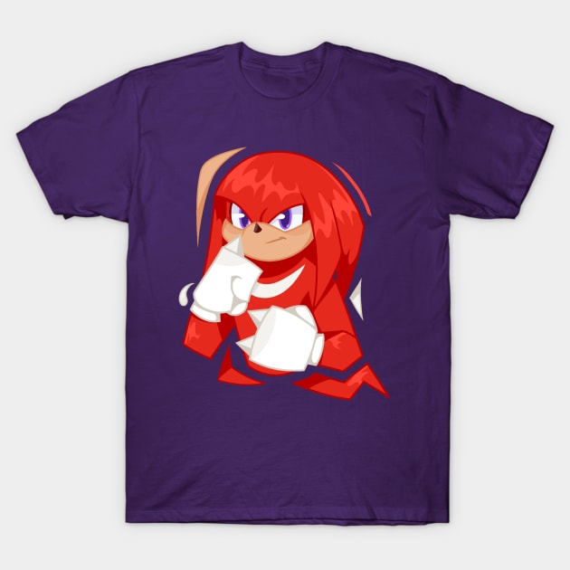 Red Echidna T-Shirt by Imaplatypus